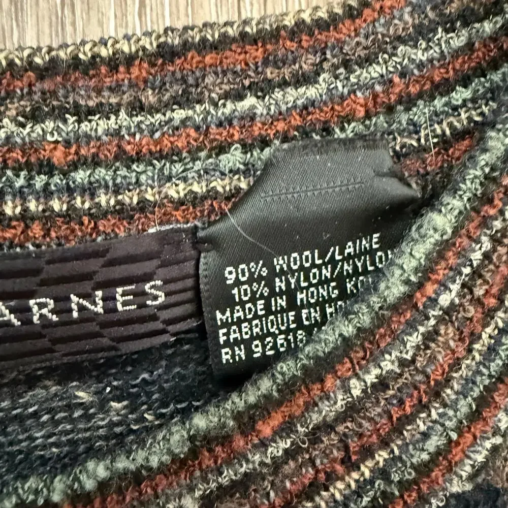 Vintage Jhane Barnes Geometric Artwear Sweater multicolor 90s sz XL